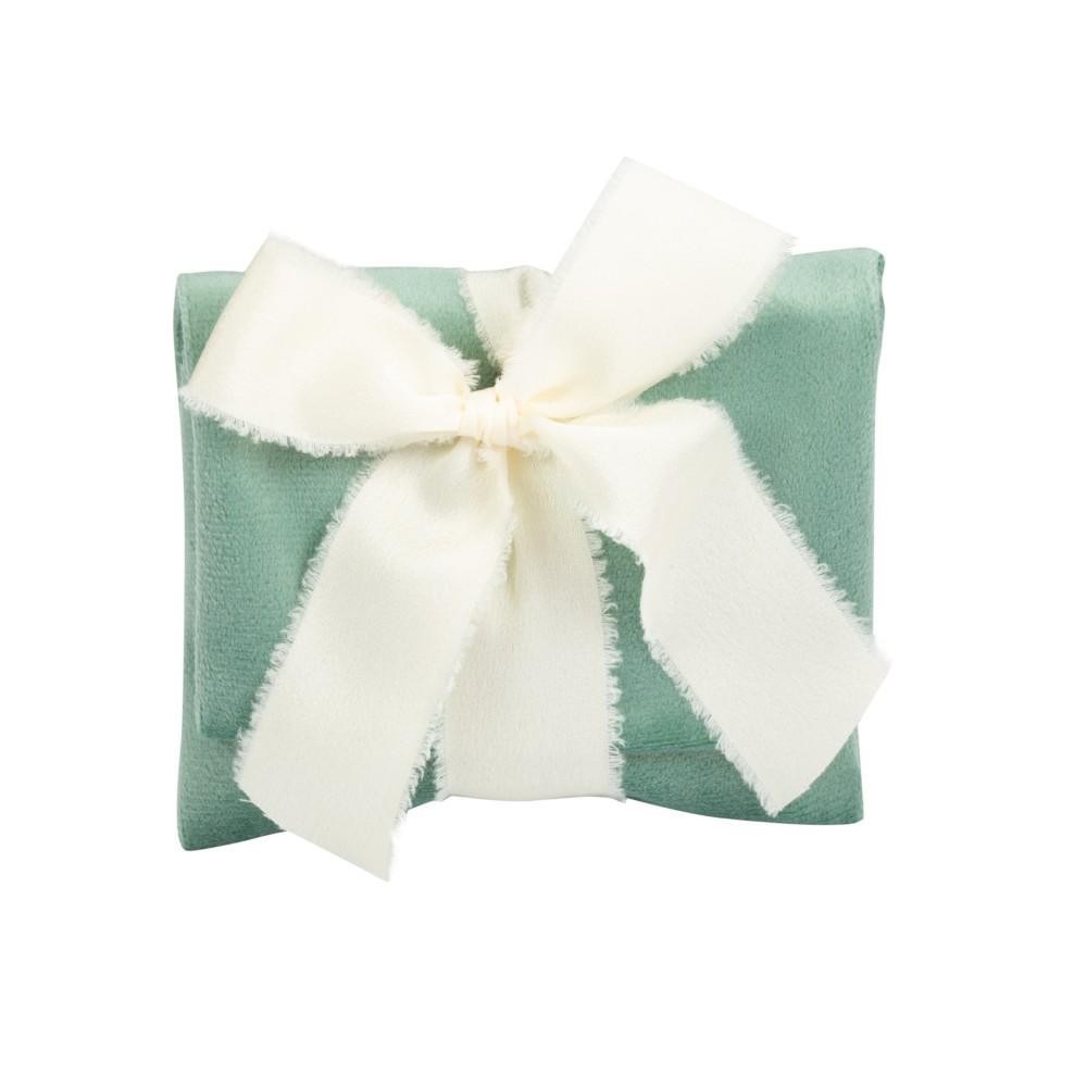 BUSTINA VELLUTO CM11X8H VERDE SALVIA